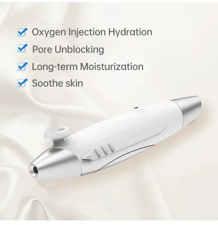 SY-OX5 High Pressure Water Oxygen Jet Spray Pen Face Hydration Rejuvenation machine Handheld Nano Mist Sprayer Facial Injector