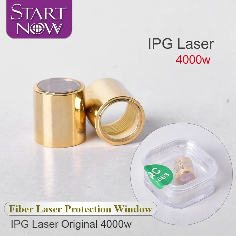 Startnow Original IPG RECI Fiber Laser QBH Output Protective Connector Lens Group Laser lens protective cap for Laser Cut Head