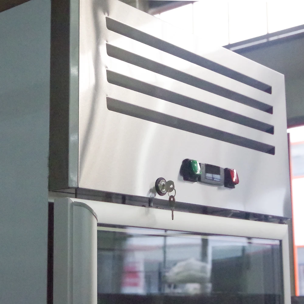 Kitchen Equipment Stainless Steel Refrigerator Display Fridge Showcase Chiller