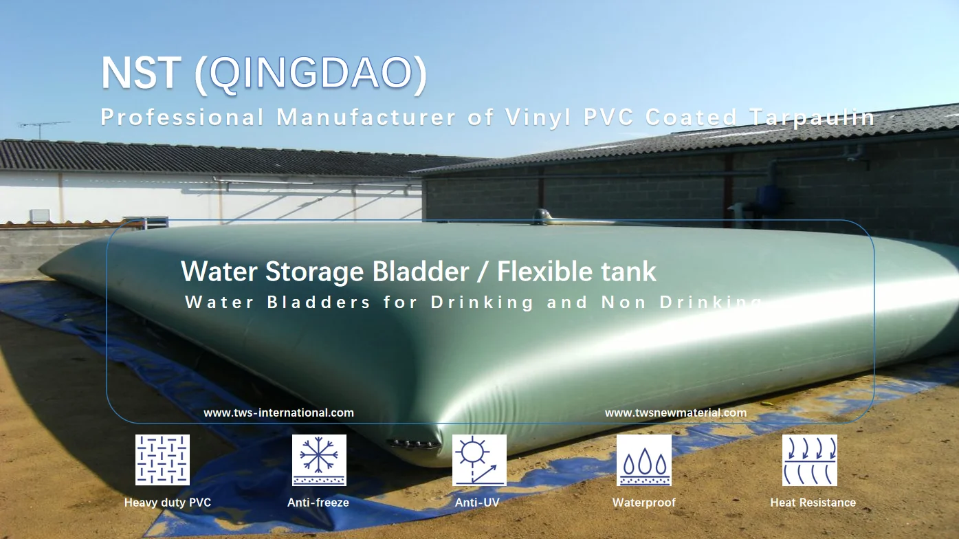 PVC agriculture pillow water storage bladder tank bag 10000 liter plastic flexible drinking and non drinking