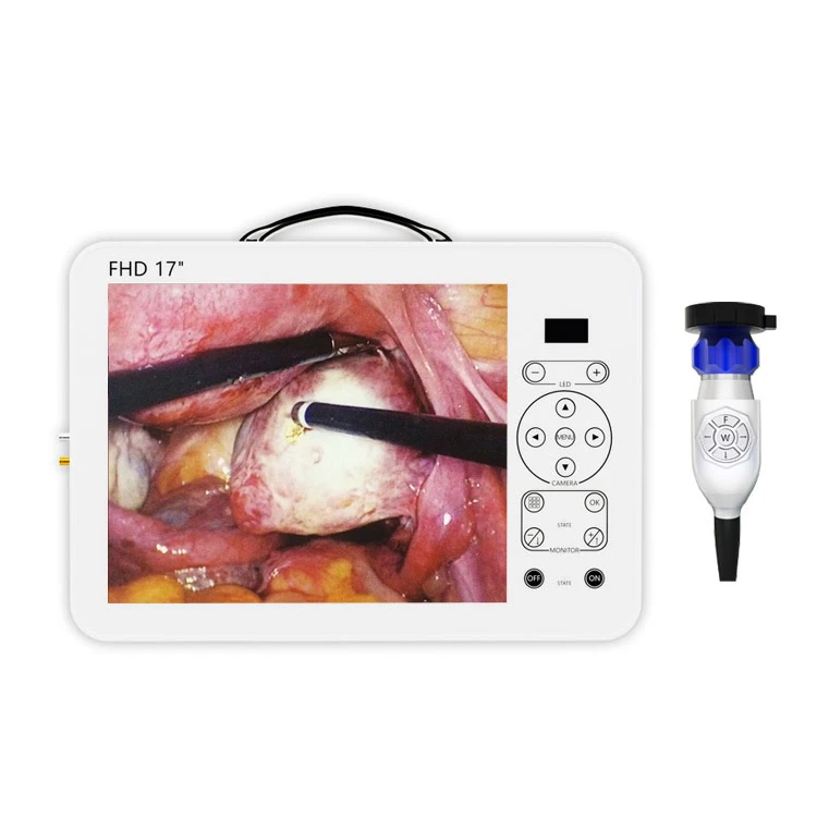 full hd portable veterinary video endoscope 17 inch camera system