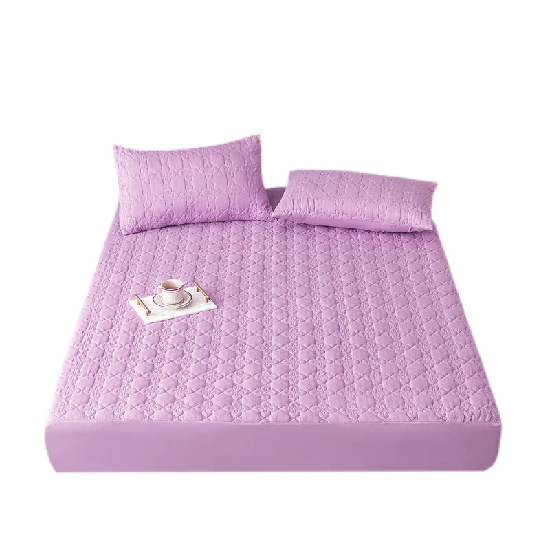 Wholesale cotton  bedding fitted sheet  mattress cover  bottom sheet fitted set