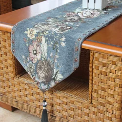 Fashion Style Chenille Light Luxury Modern Custom Table Runner For Table