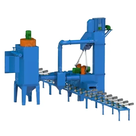 LPG Gas Cylinder Refurbishment and Requalification Line shot blasting machine