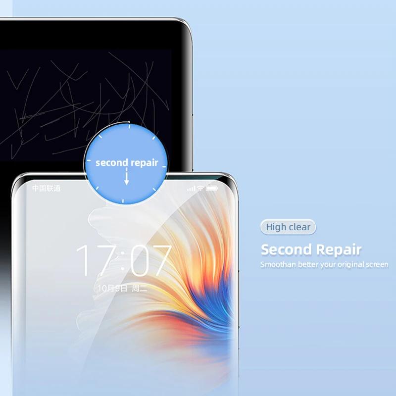 Tpu hydrogel self repair screen protector  custom cut hydrogel screen protector hydrogel univers cell film front for smartphones