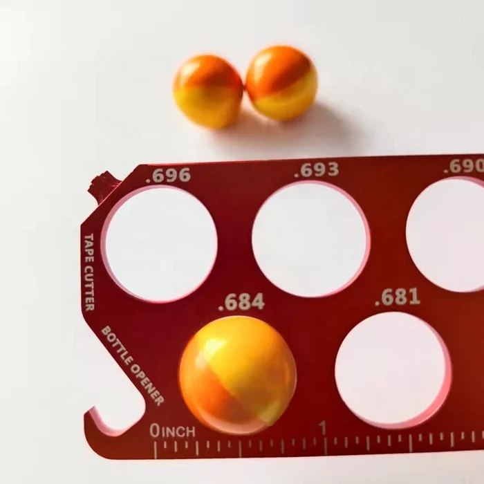 Factory provides  0.68 paintball customized wholesale best quality paintball bullets