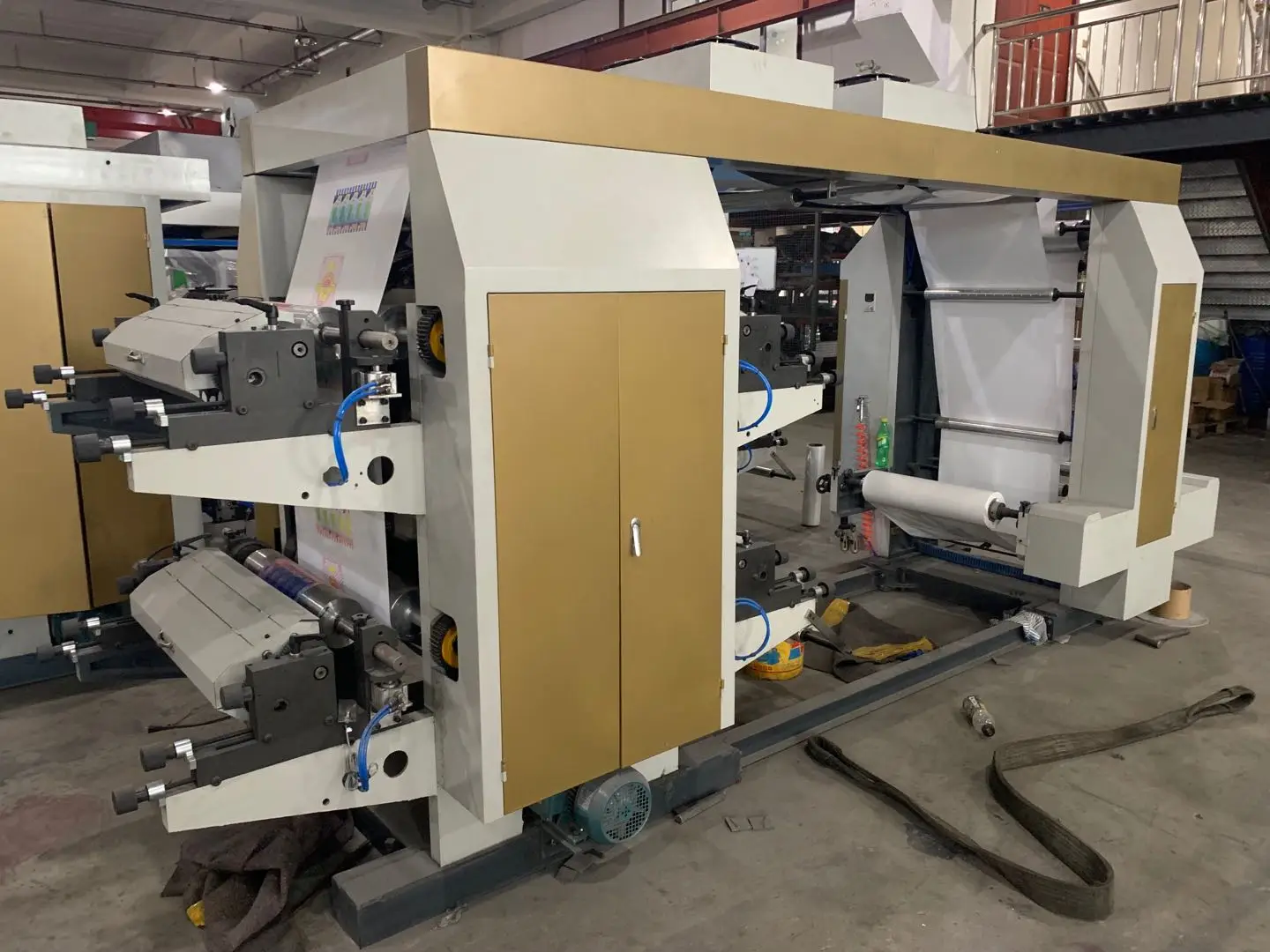 4 Color plastic film paper  Flexo Printing Machine