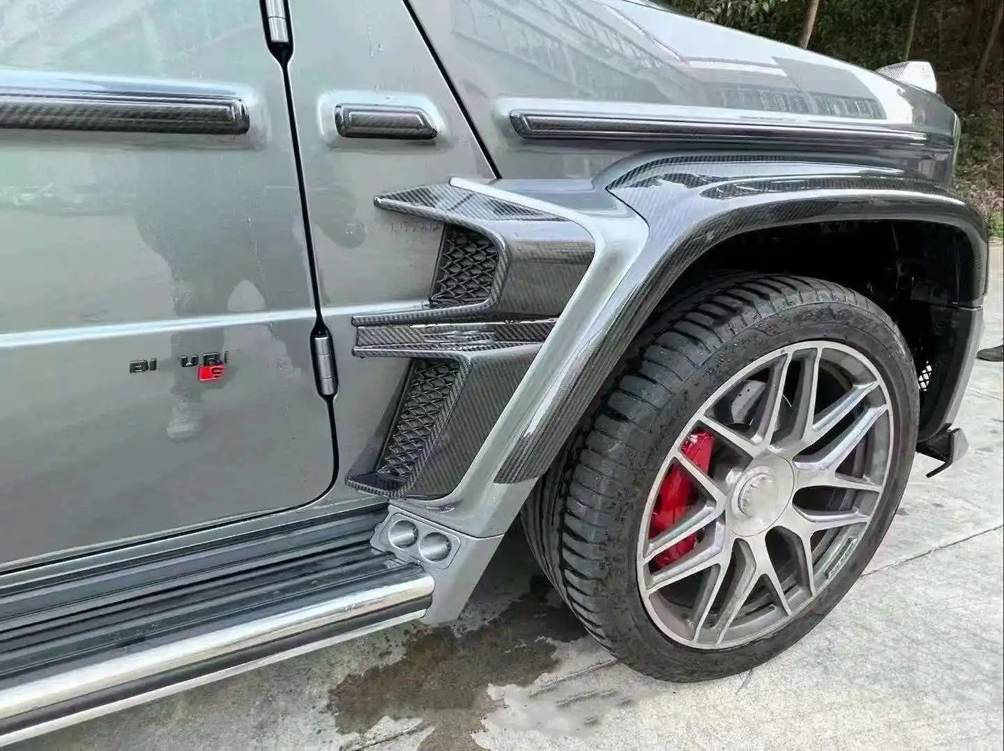 BETTER High Quality Dry Carbon Fiber Brabu Rocket G900 Style Body Kit for Mercedes-Benz G-Class W464 G63