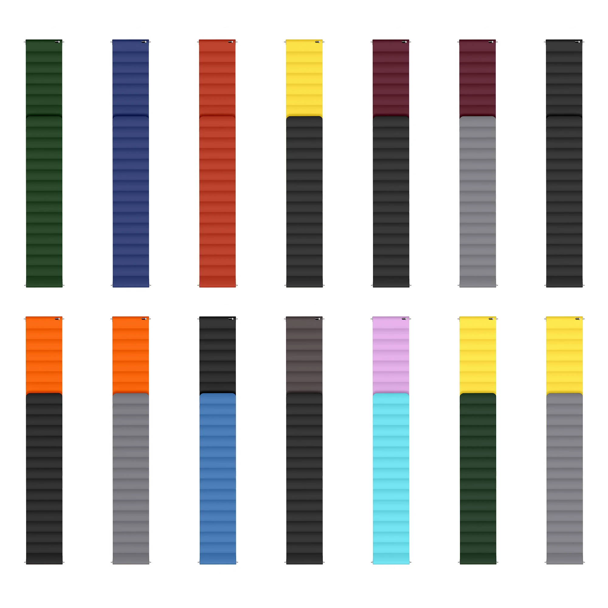 RYB 20mm 22mm Silicone Band for Huawei Watch GT 2 46mm , Magnetic Watch Strap for Samsung Gear 2