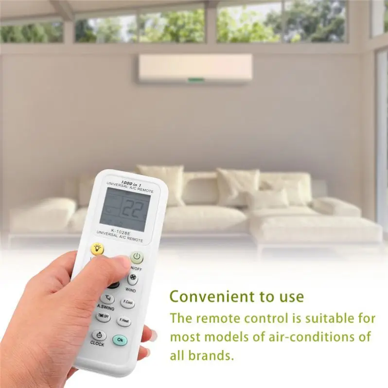 1028E A/C Air Conditioner Universal Remote Controller LCD Screen Low Power Consumption Air Conditioning Remote Control R0886