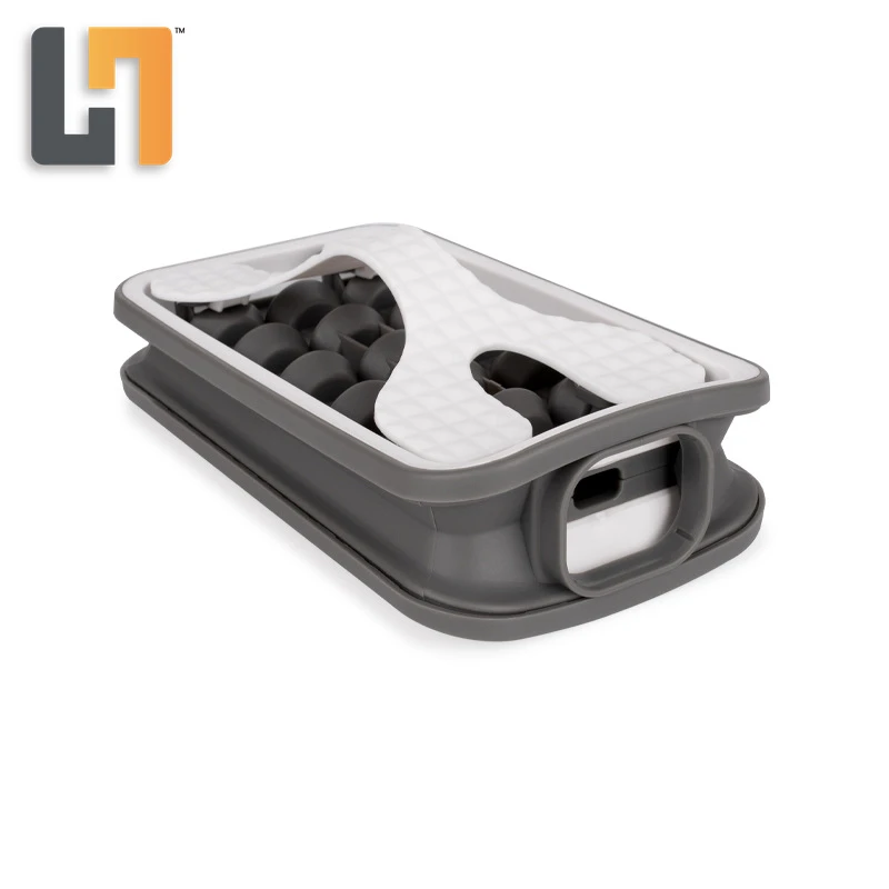 Hot Sale Multi-function 2 In 1 Ice Cube Mold Portable Ice Ball Maker Bottle Kettle with Lid and Bin