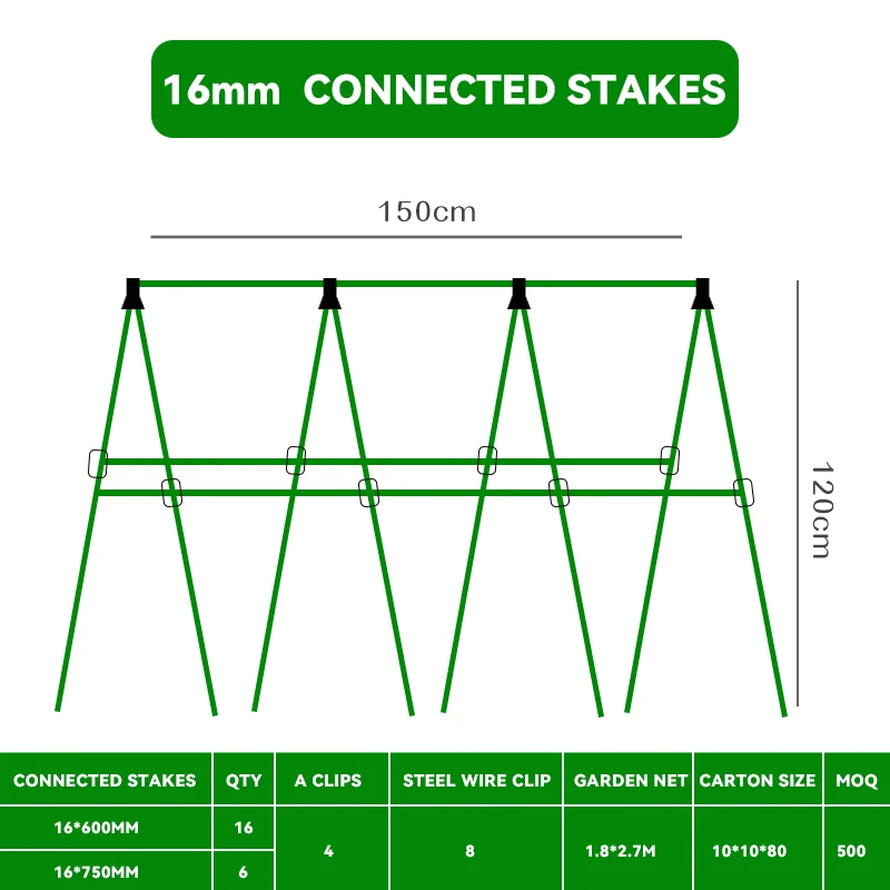 Powder Coated Tomato Spiral Wire Stakes Metal Growing Spiral Wire Support for Garden