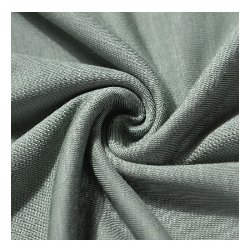 wholesale  bamboo woven fabric bamboo fabric single jersey lined bamboo stretch fabric