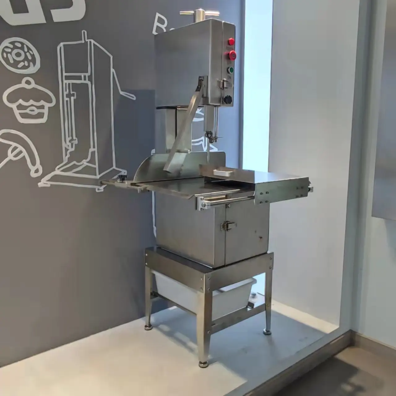 HORUS High Quality Stainless Steel Butcher Meat Cutter Bone Cutting Saw Bone Saw