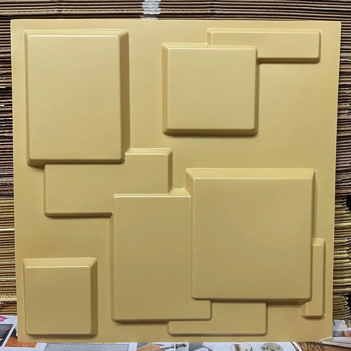 Zhejiang поставщик интерьерная декоративная Ванная комната Водонепроницаемый свет 3D ПВХ настенная панель