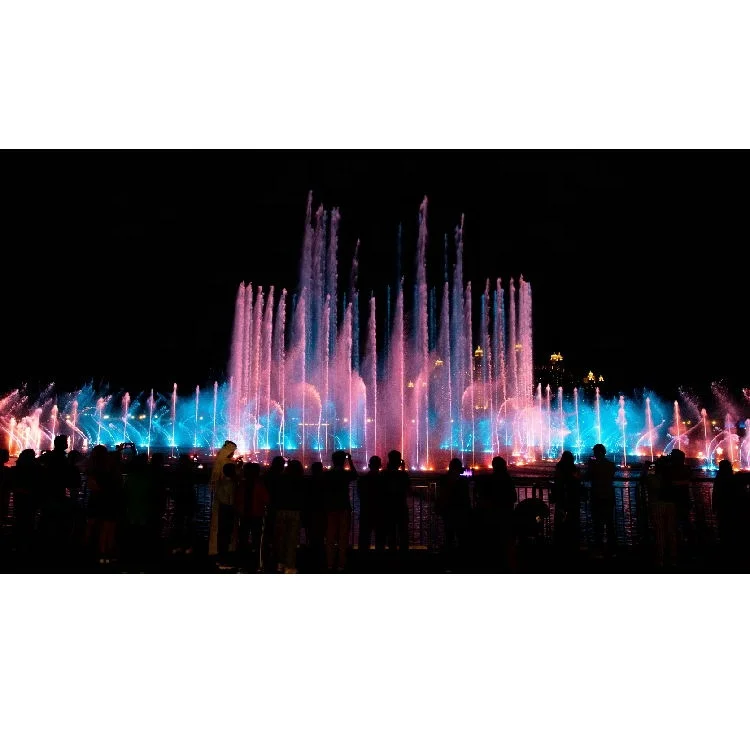 Free Design Outdoor Park Lake Pool 3D 1D Swing Floating Musical Dancing Water Fountain Equipment