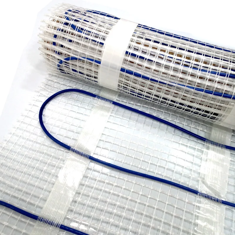 Underfloor Heating Systems Double Conductor 220v Europe Under Tiles Heating Mats With Room Thermostat