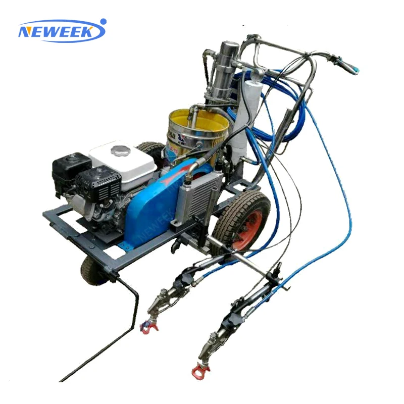 NEWEEK two-component cold paint spray road marking machines sale