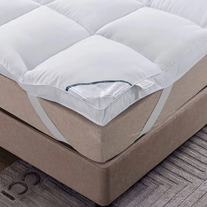 Mattress Topper Twin Pillowtop Bed Topper Cooling Mattress Pad with Anchor Bands - Extra Thick 2inch