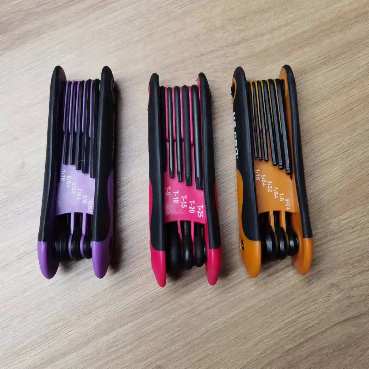 Factory Colorful Bicycle Repair Tool Custom Allen Wrench Set