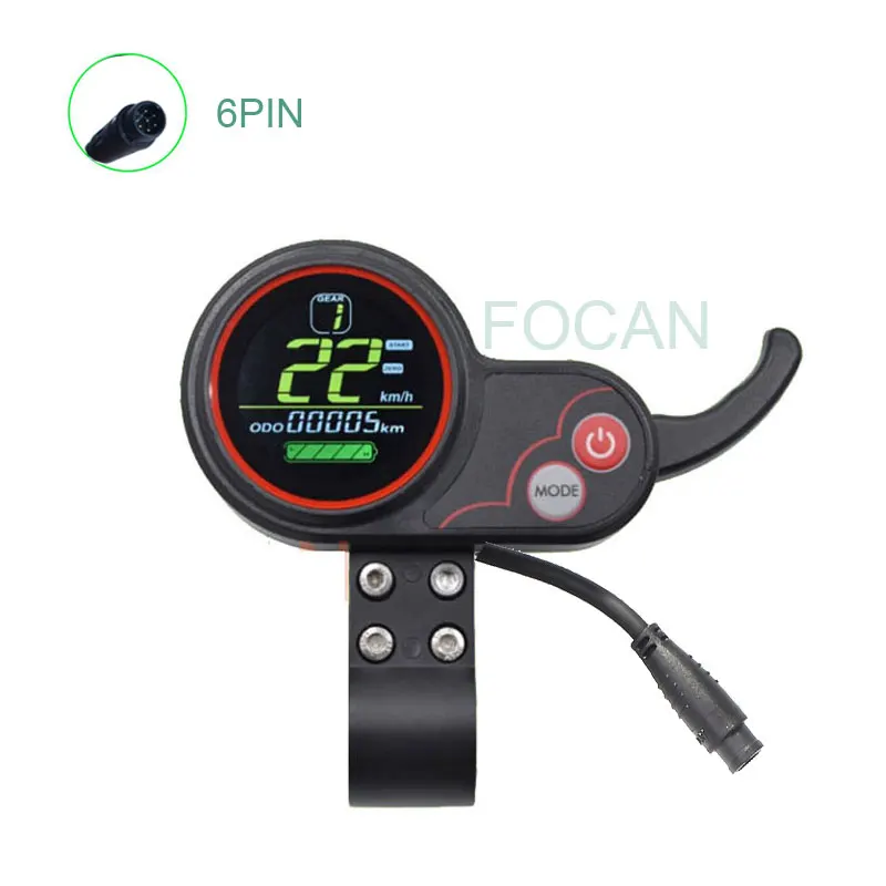  Focan 24V/36V/48V 60V 250/350W бесщеточный Электрический скутер контроллер для е-байка с бесщеточным двигателем Скорость водителя и LH-100 дроссельной заслонки