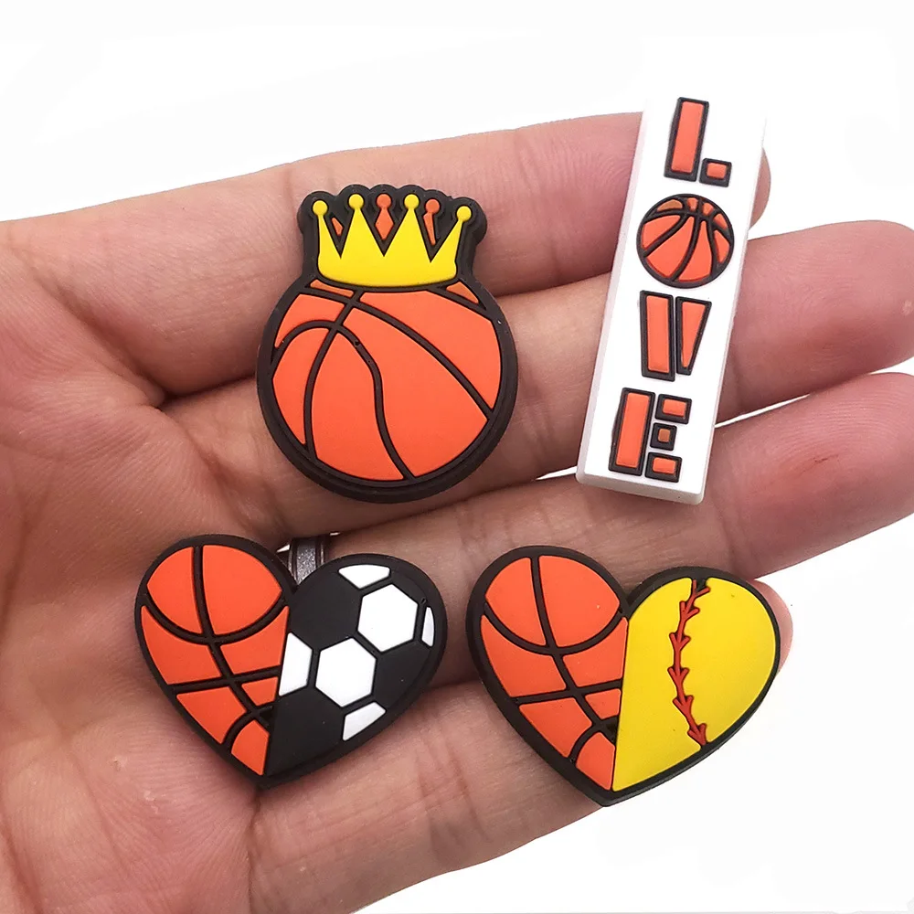 Custom designed basketball shoes charm kids cartoon Clogs Shoes crocodile Charm