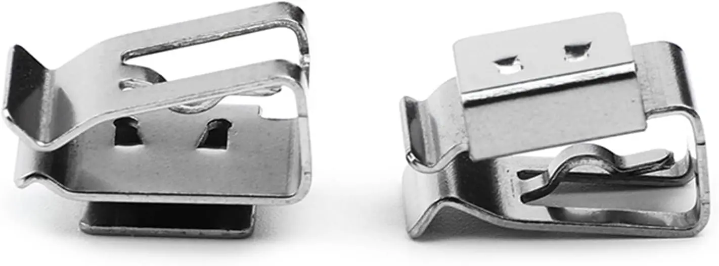 Stainless Steel Solar Panel 90 Degree2x 4/6mm Cable Clip Cable clamp wire  management for Cables on Solar Panel