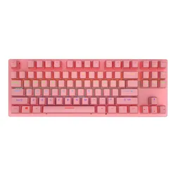 Newest Computer Keyboard Colorful LED Backlit 87 Keys RGB Gaming Mechanical Keyboard
