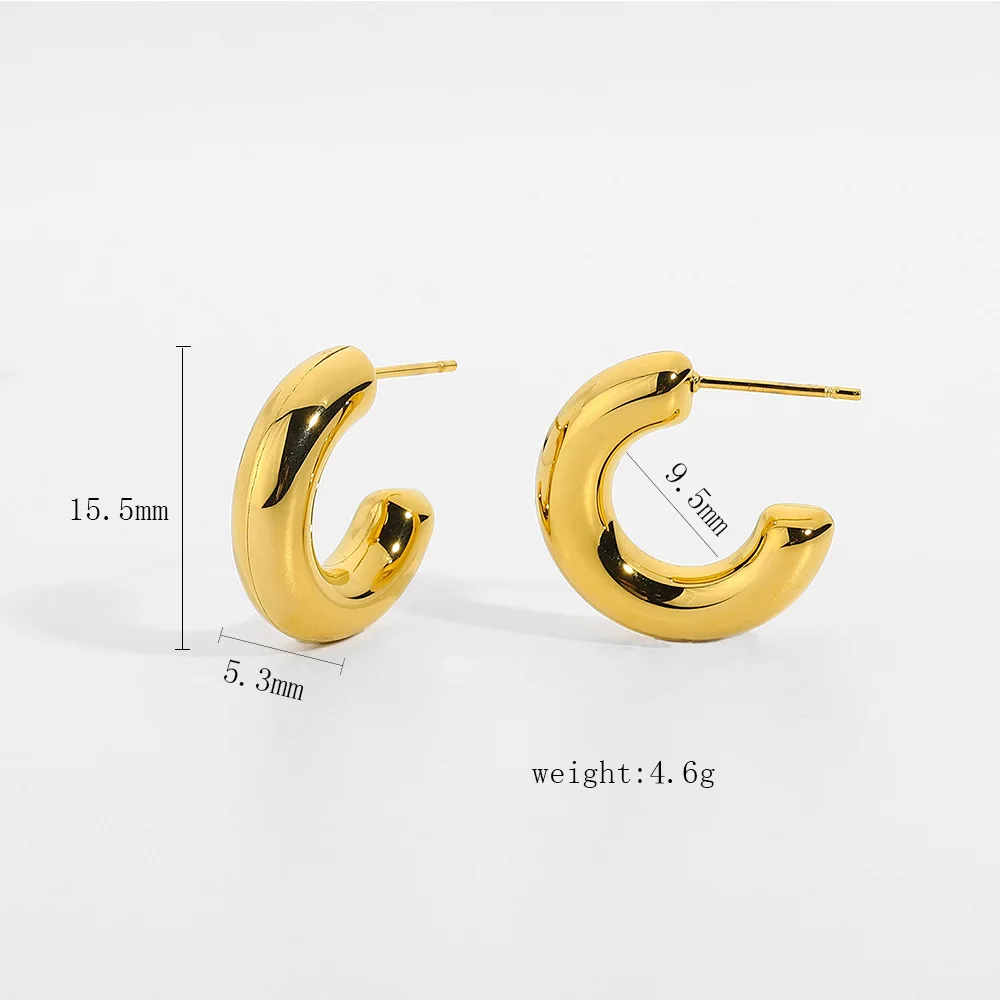Бренд Tide металлические геометрические серьги ins18K Позолоченные из нержавеющей стали полые квадратные овальные
