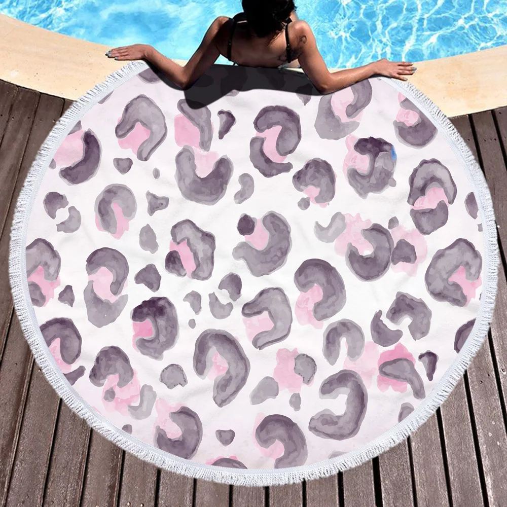 
Профессиональное производство, пляжное полотенце из микрофибры с песком, оптовая продажа, богемное круглое пляжное полотенце 