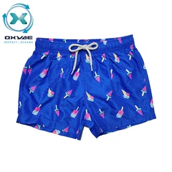 OEM экологически чистые мужские пляжные шорты для плавания, Рециркулированные пляжные шорты для мальчиков