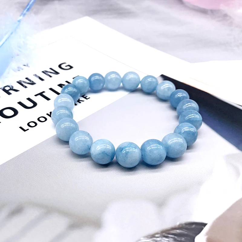 jewelry real 10mm unique high grade hight quality for men women austrian bangle bead natural stone healing crystal  bracelet