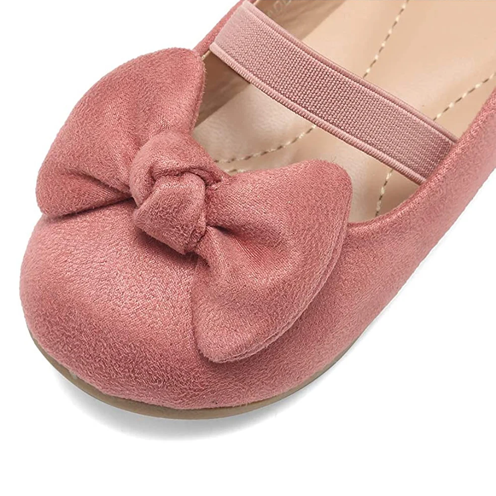 Custom Wholesale Girls Ballet Flats Shoes High Quality Bowknot Fashion Cute Wedding Party Princess Dress Shoe