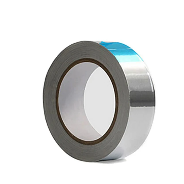Самонамотанная Чистая Алюминиевая фольга лента для HVAC & холодильник 50 мм * 50 м