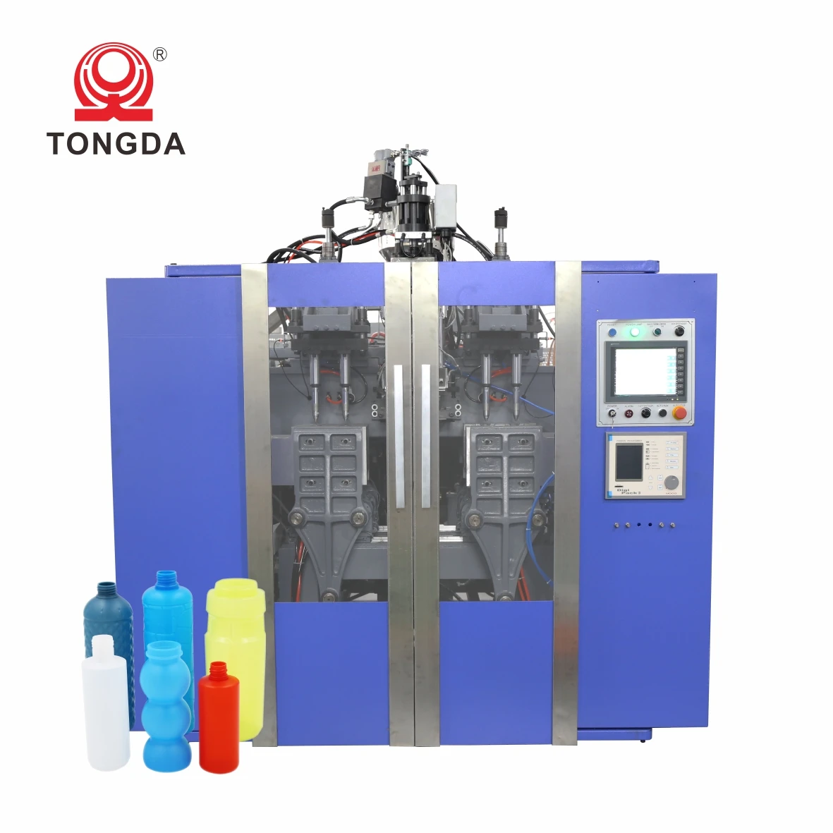 TONGDA HT2L fully automatic 4 cavity hdpe bottle blow molding machine 2l