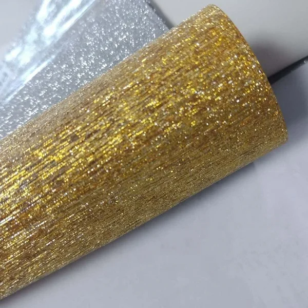 
bopp cpp thermal metallized texture lamination glitter film 