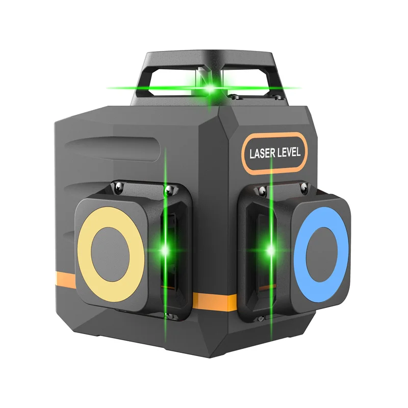 3d Laser Level 360 Degree Machine Tool Lazer Leveler 12 lines Tile Laser Leveling System Tool