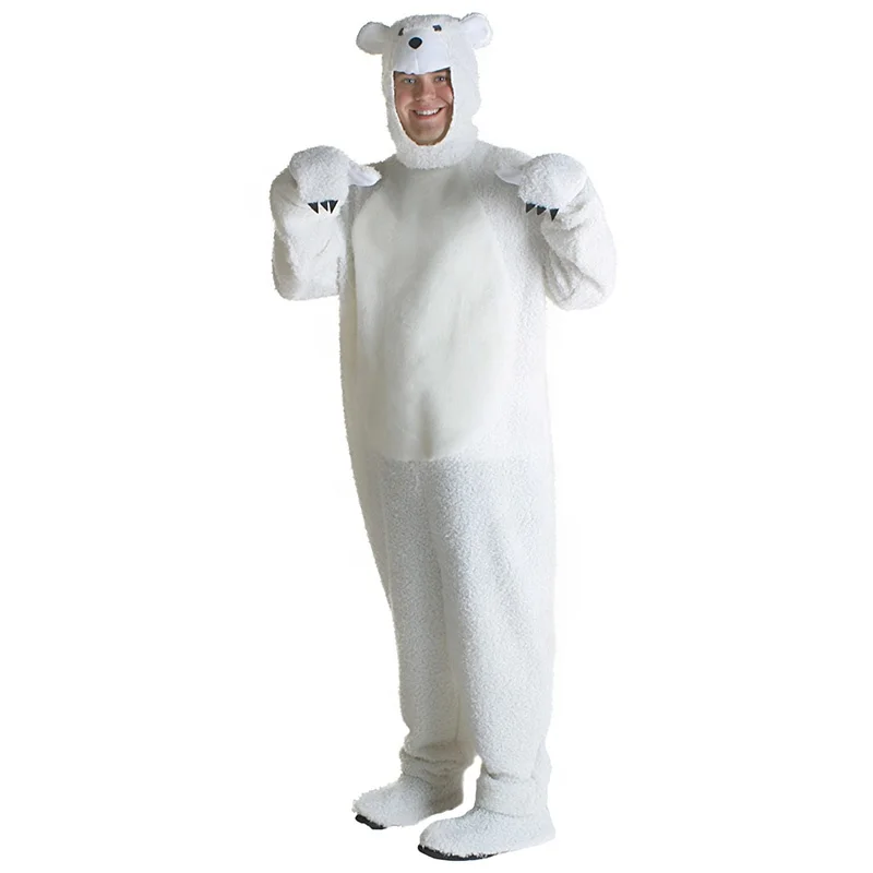 Factory hot sale realistic woman toddler man polar bear sexy animal costume