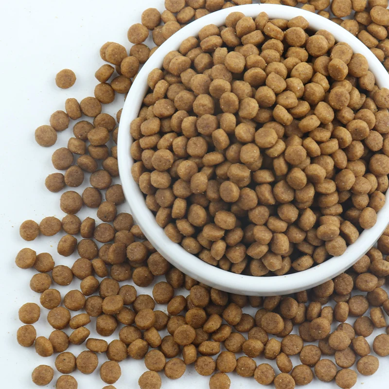 OEM ODM Chinese Low Price private label  Pet Food circular Shapes Adult Dry Pet Dog Food