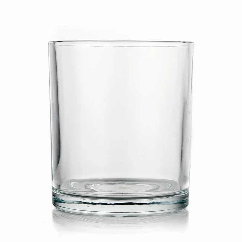 Cheap Empty Heat Resistant Matte Frosted Glossy White Glass Candle Cup With Lid