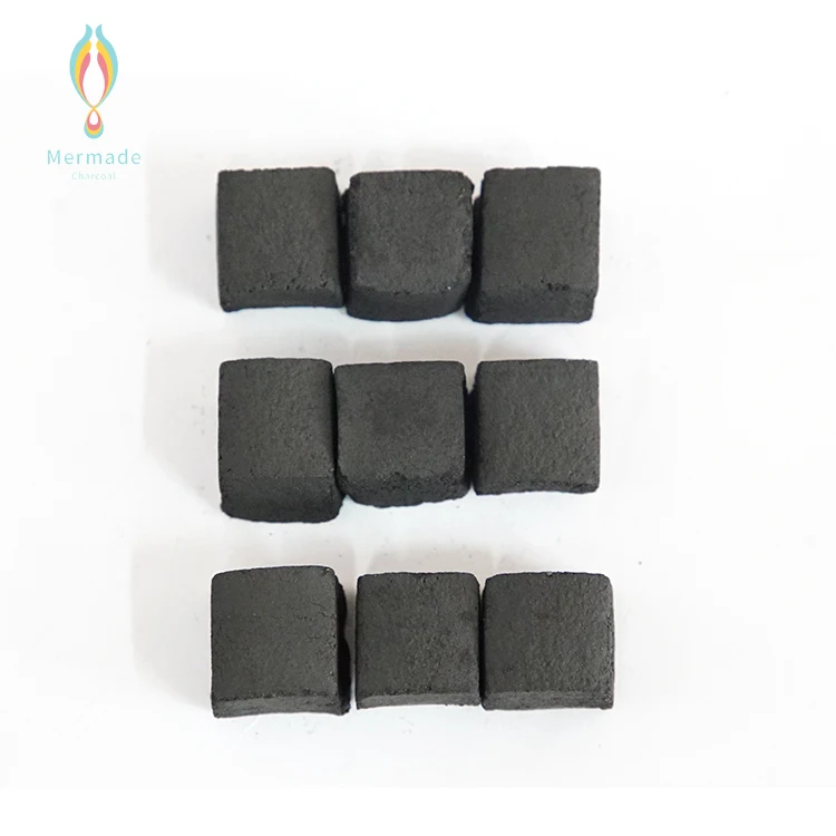 
Best Quality Quick Lighting Mechanism 22mm Cube Brick Arabic Shisha Hookah Cubic Coconut Charcoal Briquette 