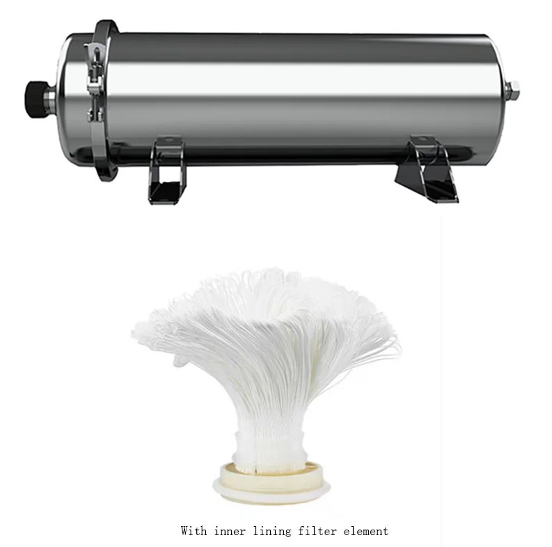 Remove Sediment stainless steel PVDF UF 5000L water pipeline filter for whole house