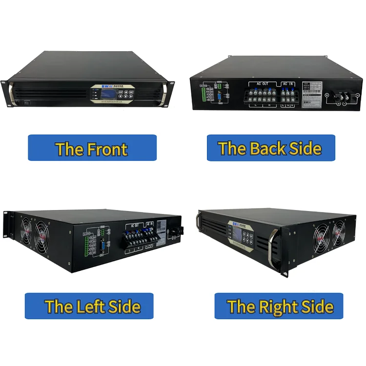 Rack-mounted network cabinet power supply DC 220V to AC 220V 6kw inverter outback inverter