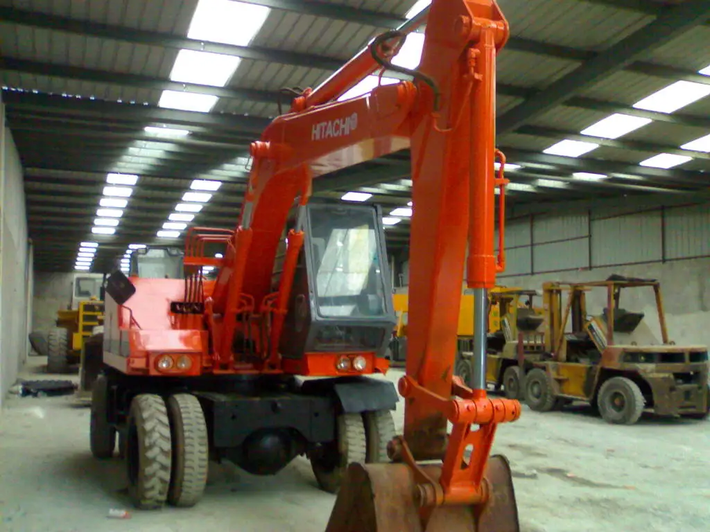 USED HITACHII EX100WD EX100WD-1 EX100WD-2 EX100WD-3 WHEEL EXCAVATOR