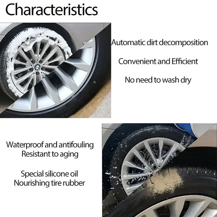 Car Washing Tyre Cleaning Products Car Wheel Alloy Rim Brake Dust Dirty Removal Spray Wheel Cleaner