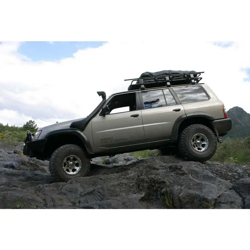 SNY61B 4x4 Car Accessories Factory Supply High Quality Durable Matte Black Snorkel for GU Patrol Wagon Y61