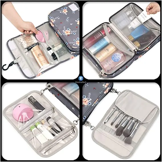 Toiletry Bag for Women Large Hanging Travel Makeup Bag