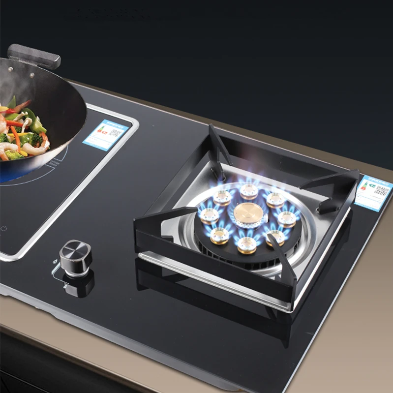 kitchen built in appliances LPG electric gas electric stoves 2 burner for Outdoor Household Hotel Garage Glass Surface Material