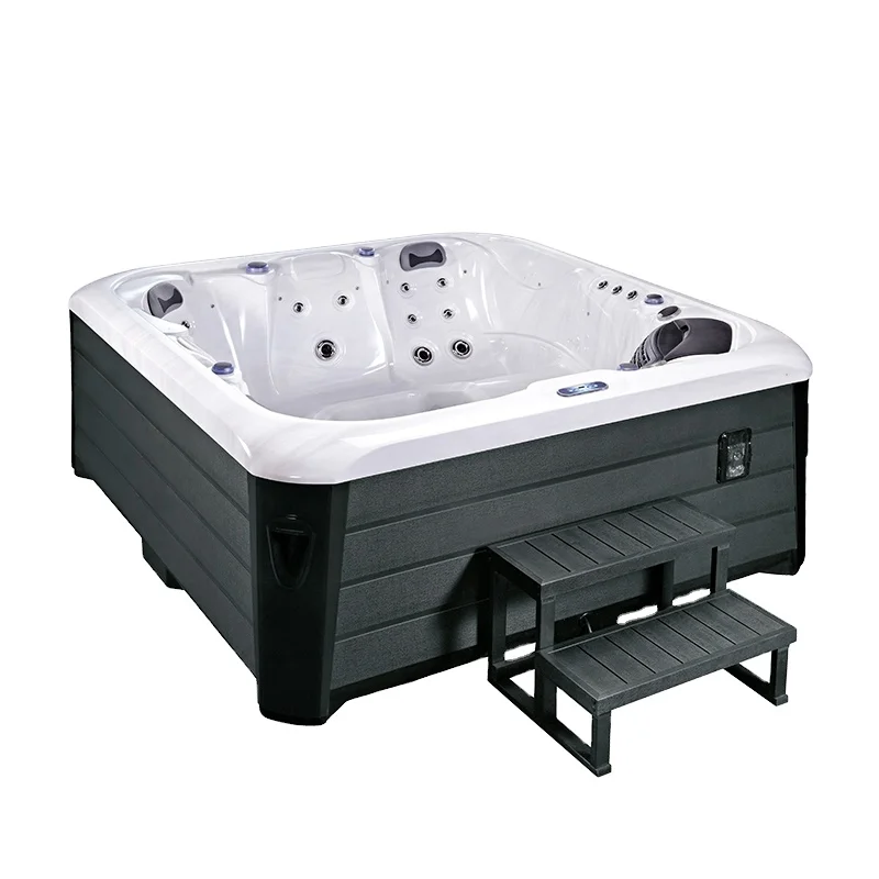 2022 Sunrans cheap economic outdoor spa pool large balboa hot tub spa for 5 person