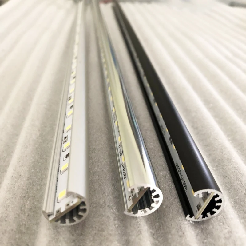 High brightness aluminum body Chrome finish DC12V led light for display case for jewelry Watch Museum